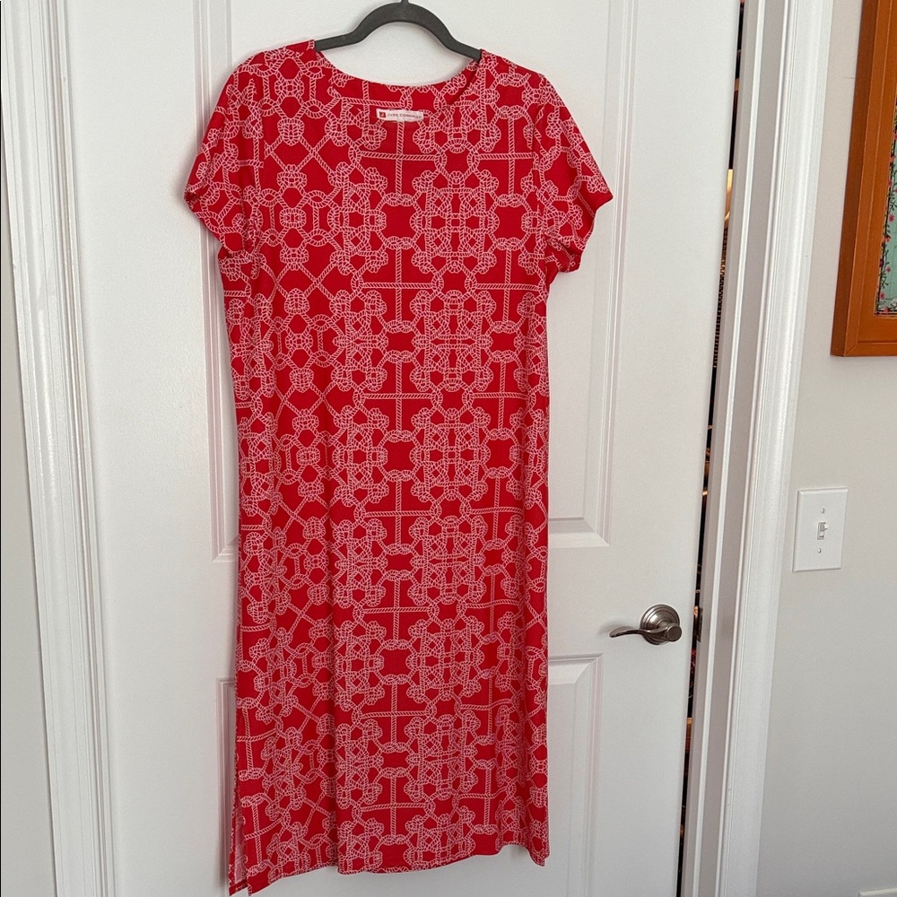 Jude Connally Orange Patterned Women's Dress